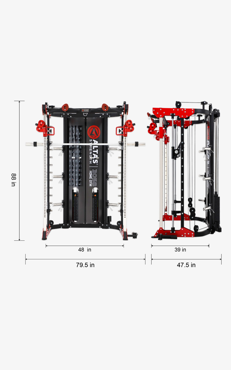 Altas Strength Light-Commercial Strength Smith Machine AL-3058G-6
