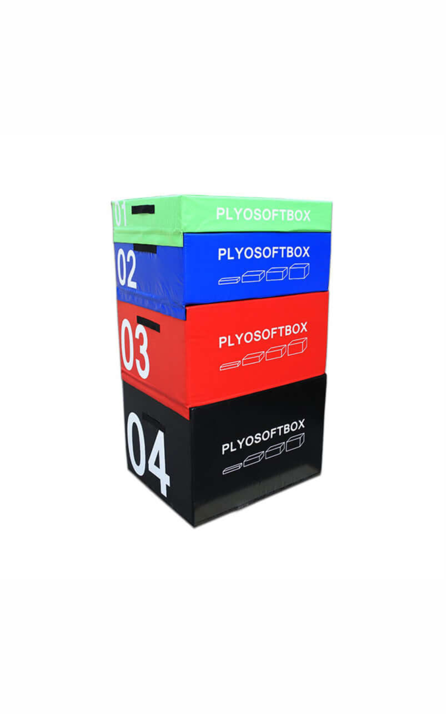 Stackable Soft Plyo Box Set – 4 Piece | X-Rival Series
