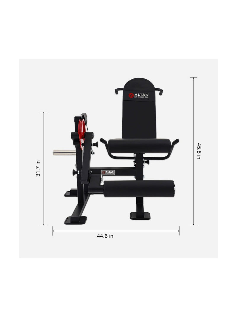 Compact Leg Curl & Extension Station AL-169 | Altas Strength-7