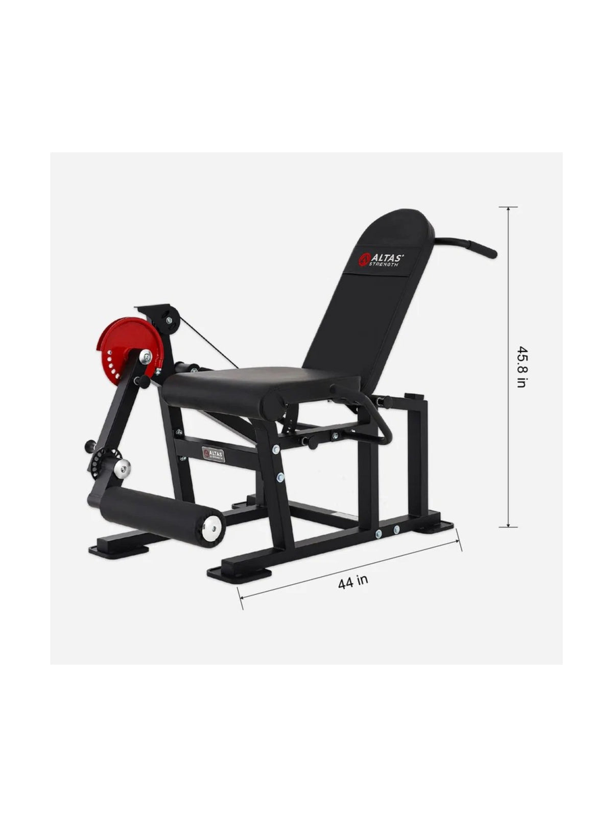 Compact Leg Curl & Extension Station AL-169 | Altas Strength-8
