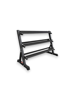 Apex Series Heavy Duty 9-Gauge 3-Tier Horizontal Dumbbell Rack – 4.5ft | Fitness Canada™-2