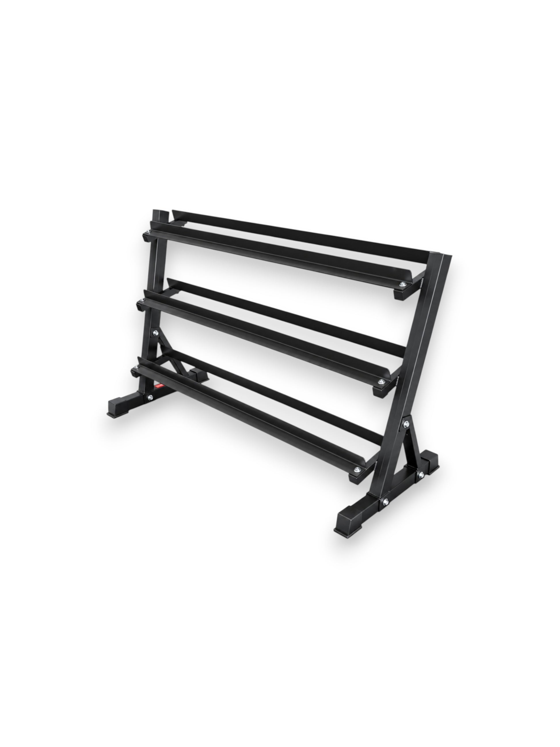 Apex Series Heavy Duty 9-Gauge 3-Tier Horizontal Dumbbell Rack – 4.5ft | Fitness Canada™-1