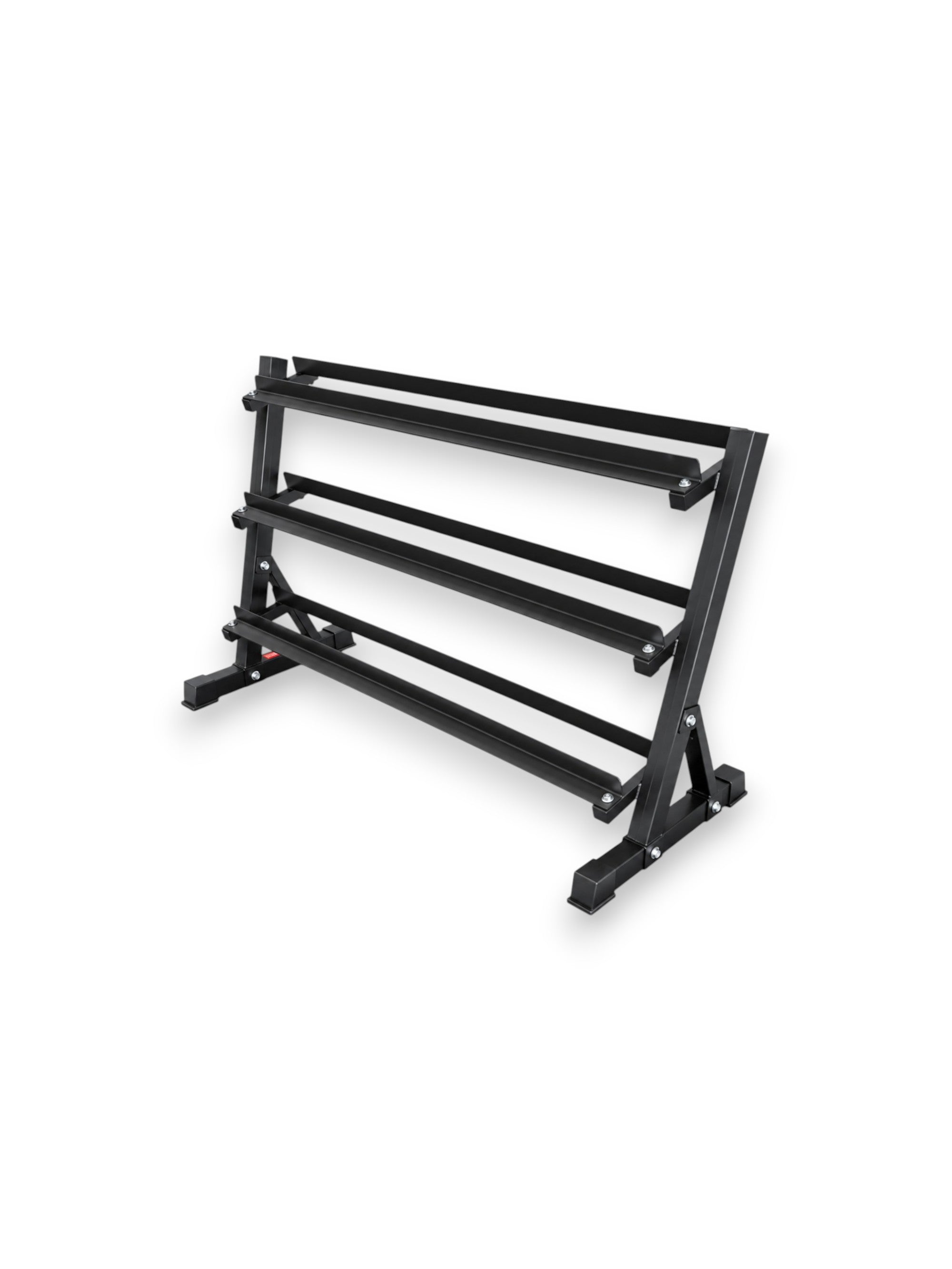 Apex Series Heavy Duty 9-Gauge 3-Tier Horizontal Dumbbell Rack – 4.5ft | Fitness Canada™