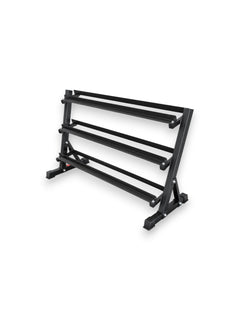 Apex Series Heavy Duty 9-Gauge 3-Tier Horizontal Dumbbell Rack – 4.5ft | Fitness Canada™-1