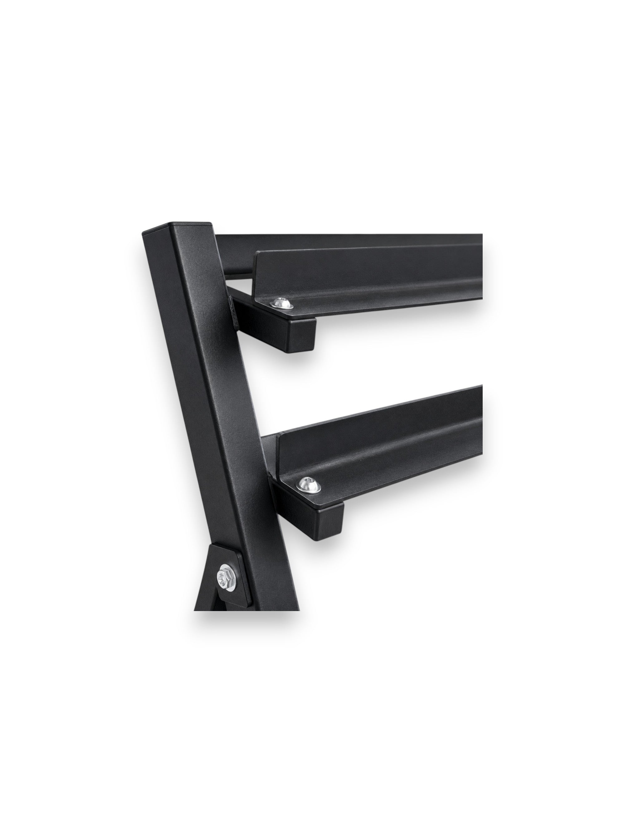 Apex Series Heavy Duty 9-Gauge 3-Tier Horizontal Dumbbell Rack – 4.5ft | Fitness Canada™-3