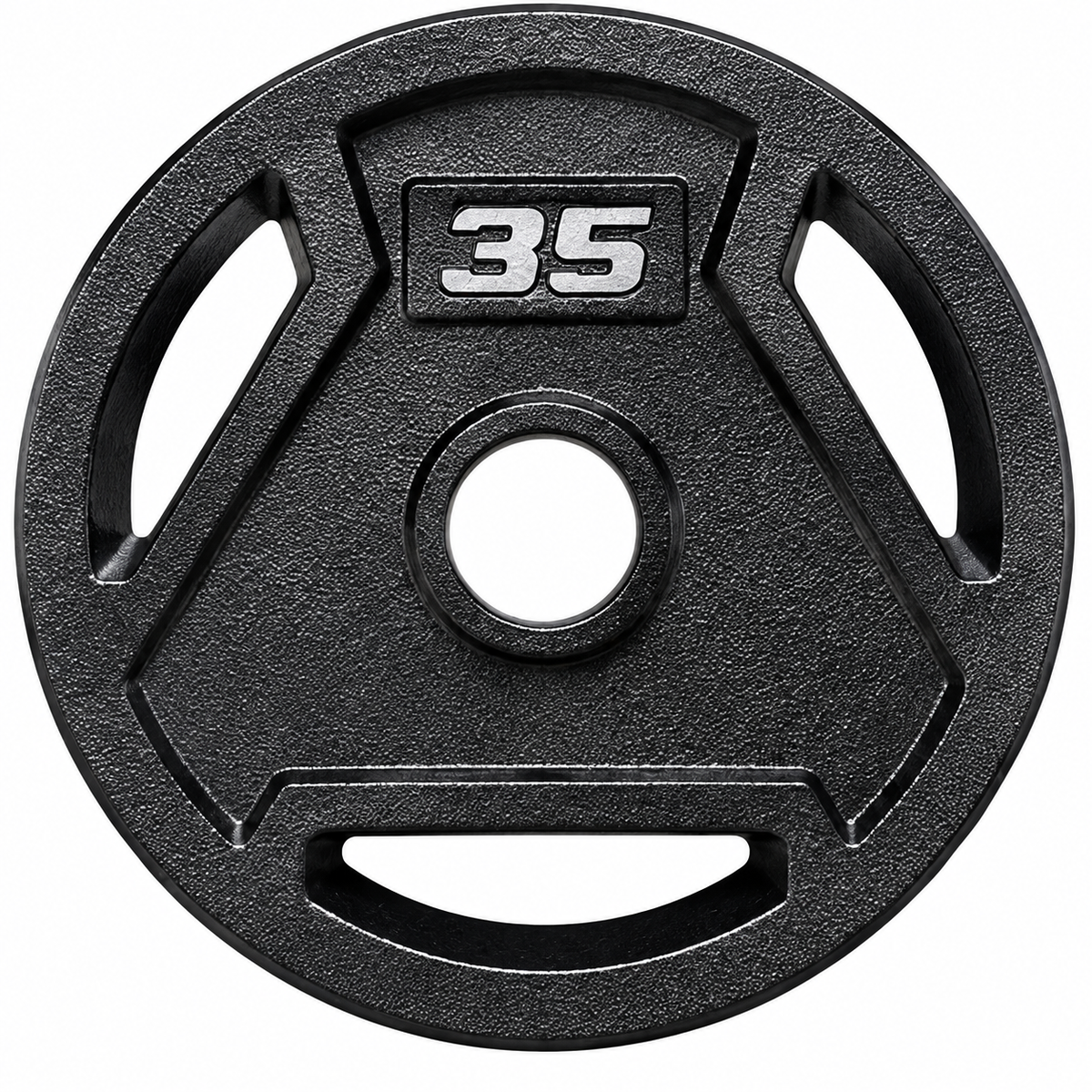 Angled 3-Hole Painted Weight Plates (Pair, 2.5–45 LB Each)-5