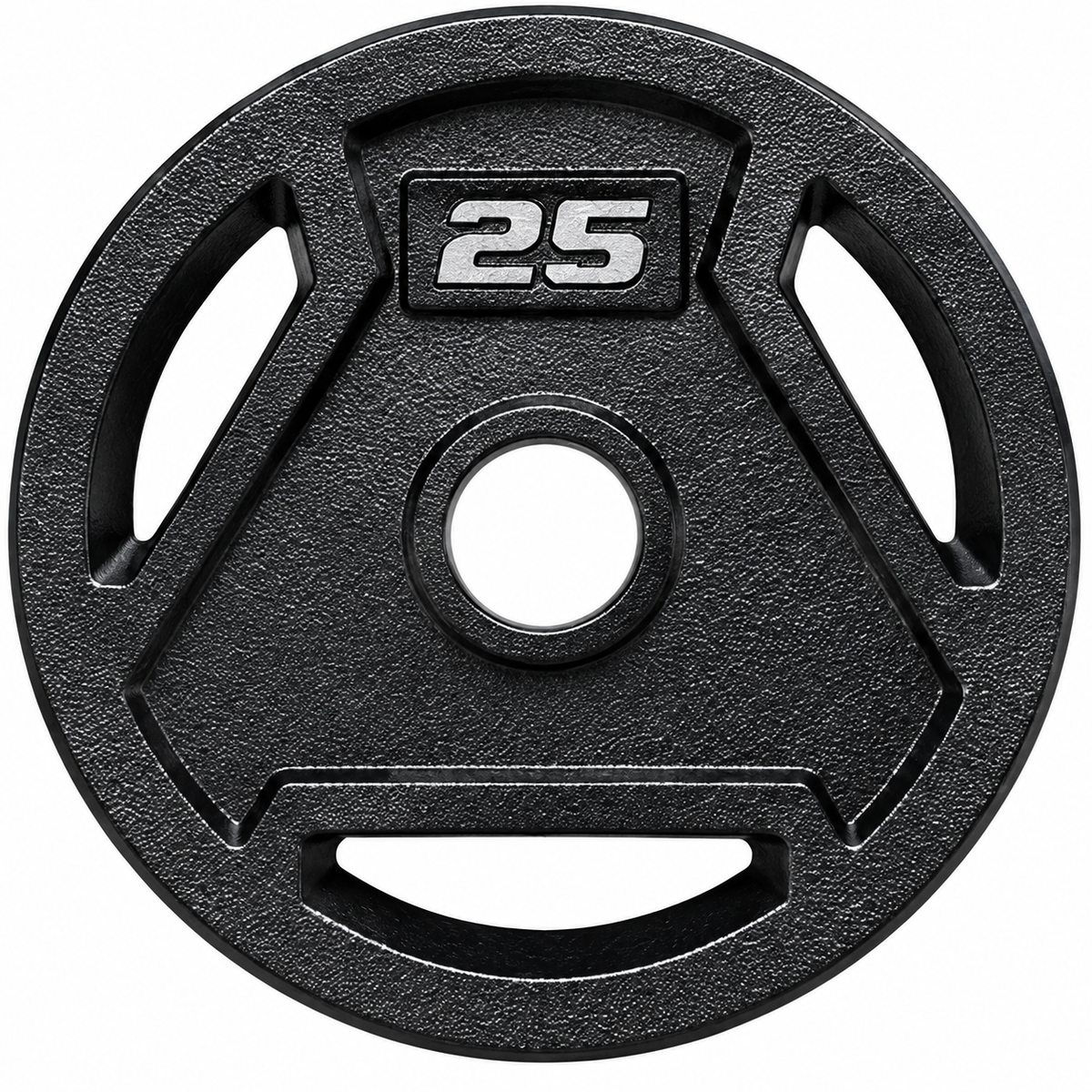 Angled 3-Hole Painted Weight Plates (Pair, 2.5–45 LB Each)-4
