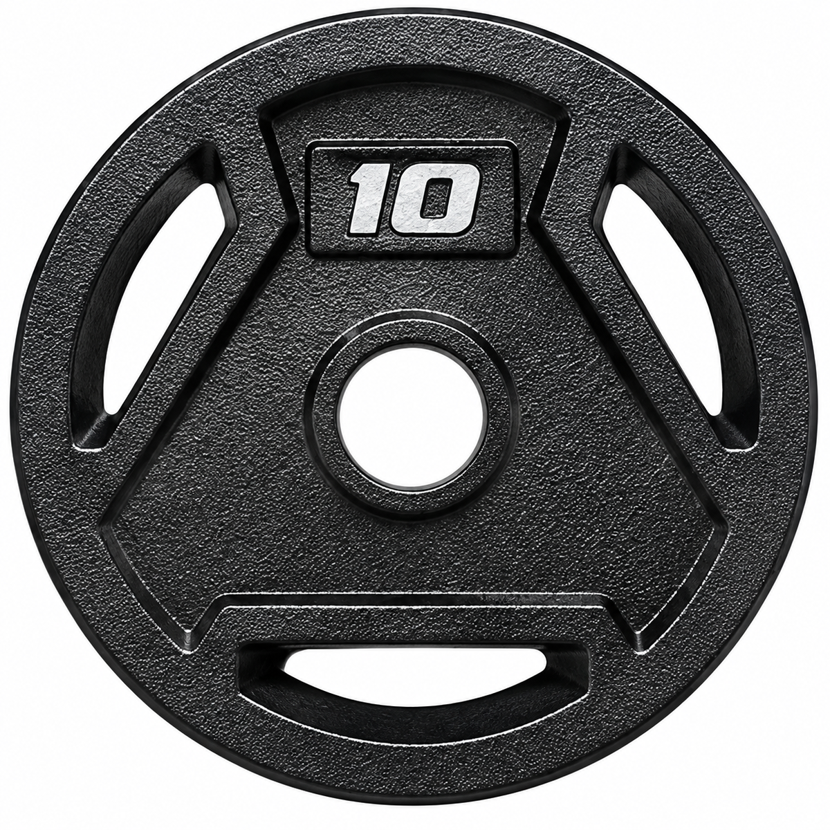 Angled 3-Hole Painted Weight Plates (Pair, 2.5–45 LB Each)-3