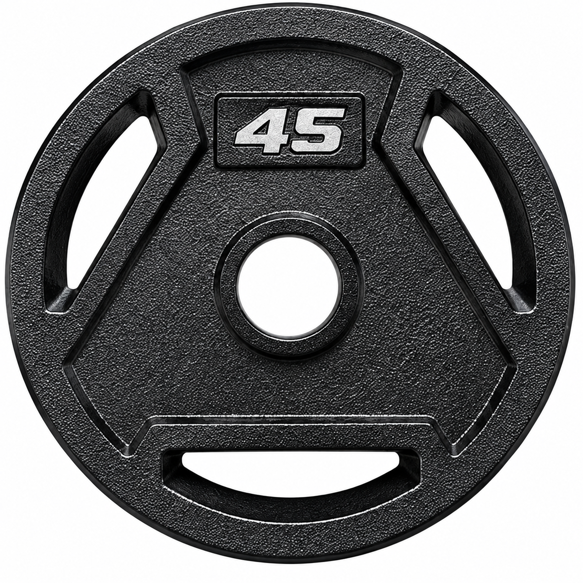 Angled 3-Hole Painted Weight Plates (Pair, 2.5–45 LB Each)-6