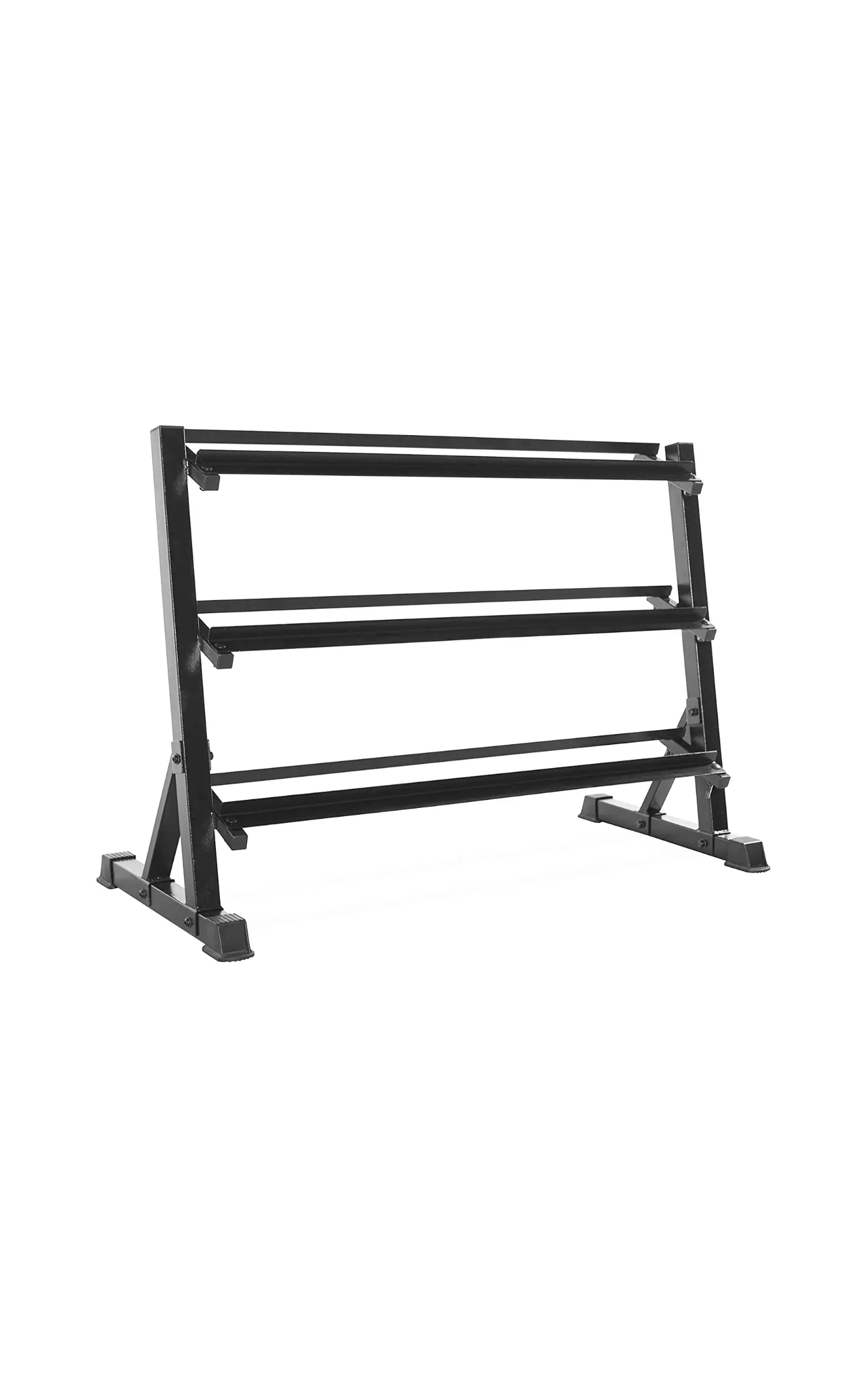 Apex 1.0 Series 3-Tier Horizontal Dumbbell Rack – 4ft | Fitness Canada™