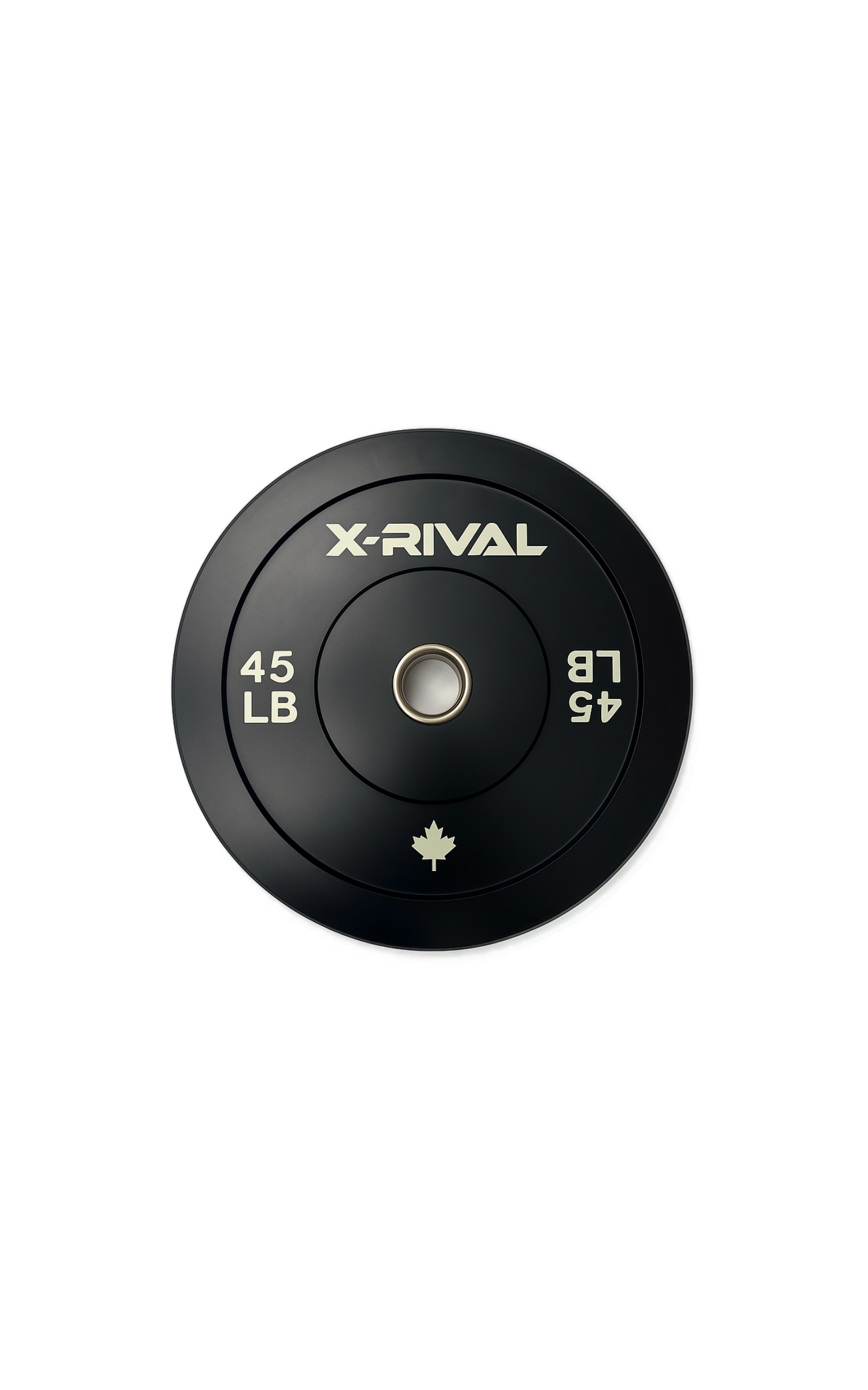 45 lb black bumper plate x rival series for heavy lifting and home gym strength training