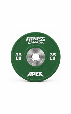 35 lb green competition bumper plate fitness canada for heavy lifting