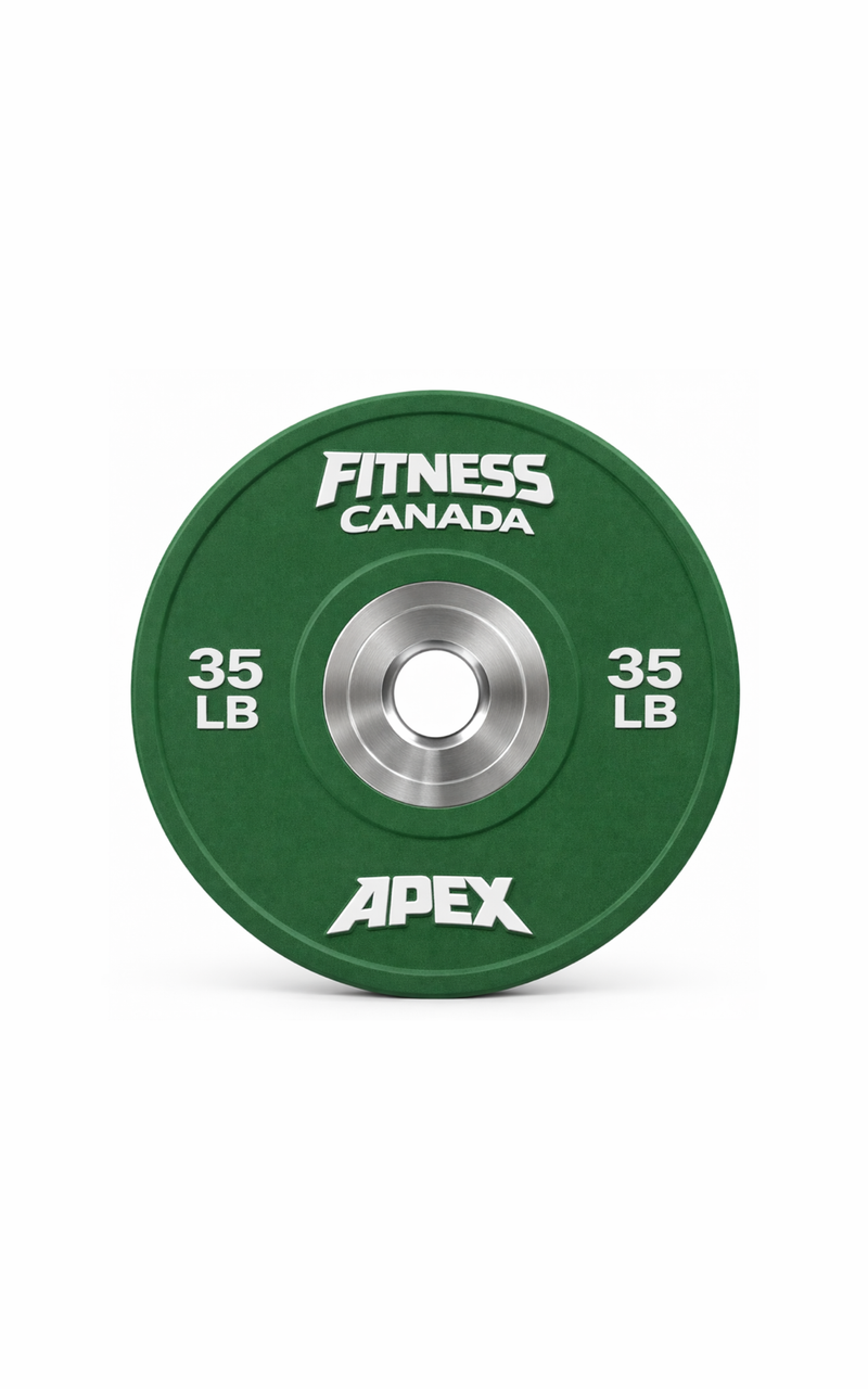 35 lb green competition bumper plate fitness canada for heavy lifting