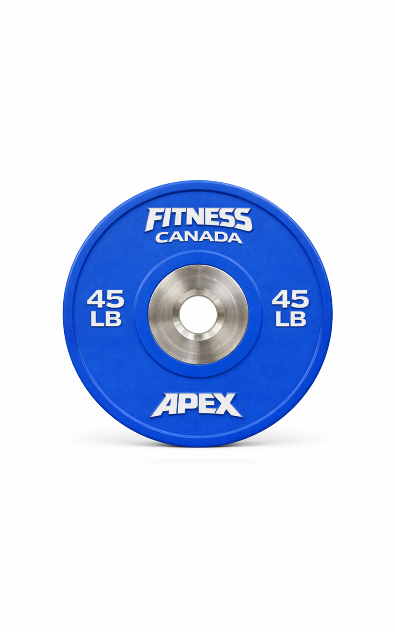 45 lb blue competition bumper plate fitness canada for strength training