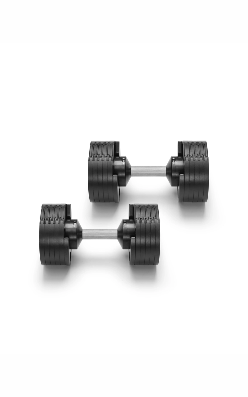 nuobell 550 adjustable dumbbells handle rotation mechanism detail